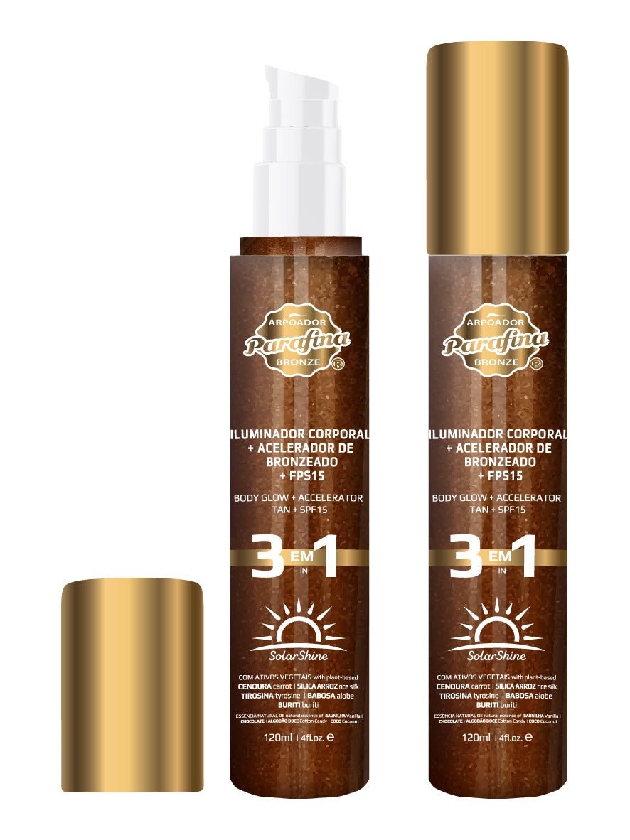 SOLAR SHINE - 3 in 1 Sunscream SPF15 +Accelerator + GLOW